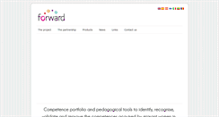 Desktop Screenshot of forwardproject.eu